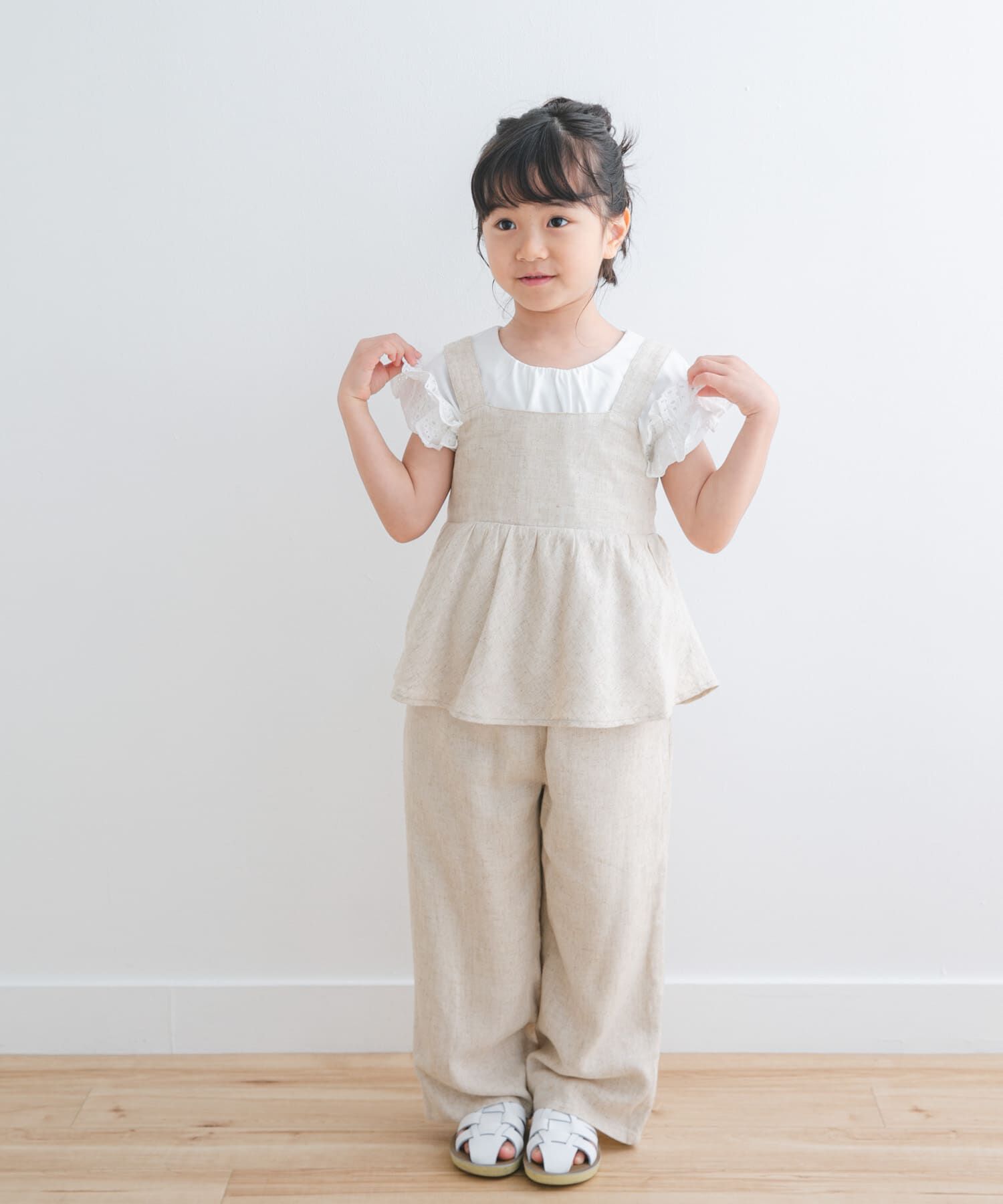 URBAN RESEARCH DOORS「『セットアップ対応/親子リンク』レーヨンリネンイージーパンツ(KIDS)」|その他|