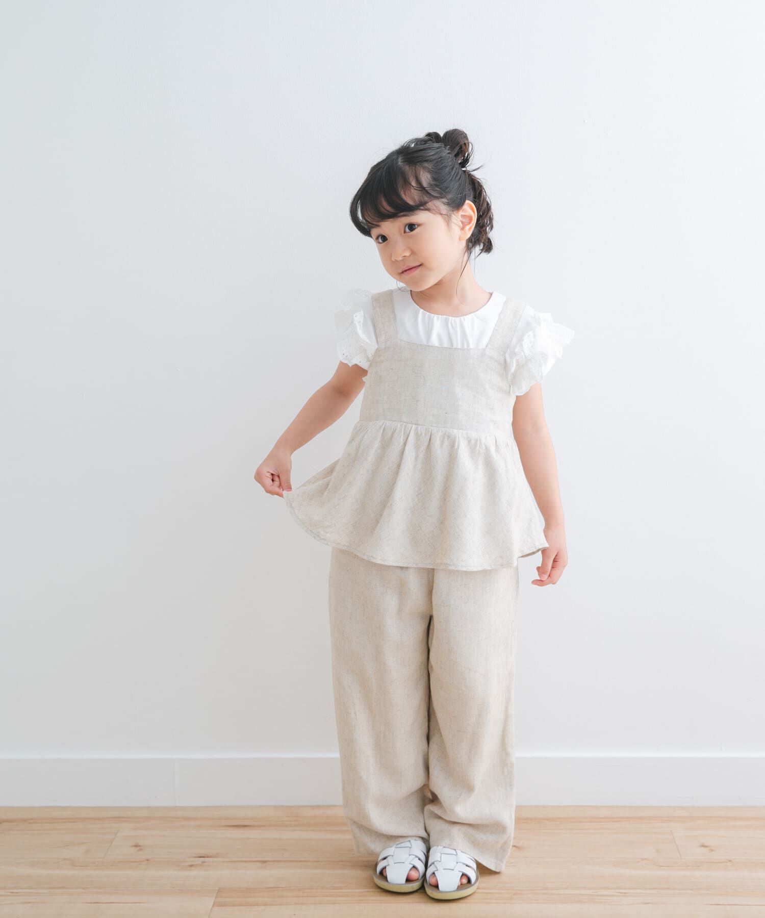 URBAN RESEARCH DOORS「『セットアップ対応/親子リンク』レーヨンリネンイージーパンツ(KIDS)」|その他|