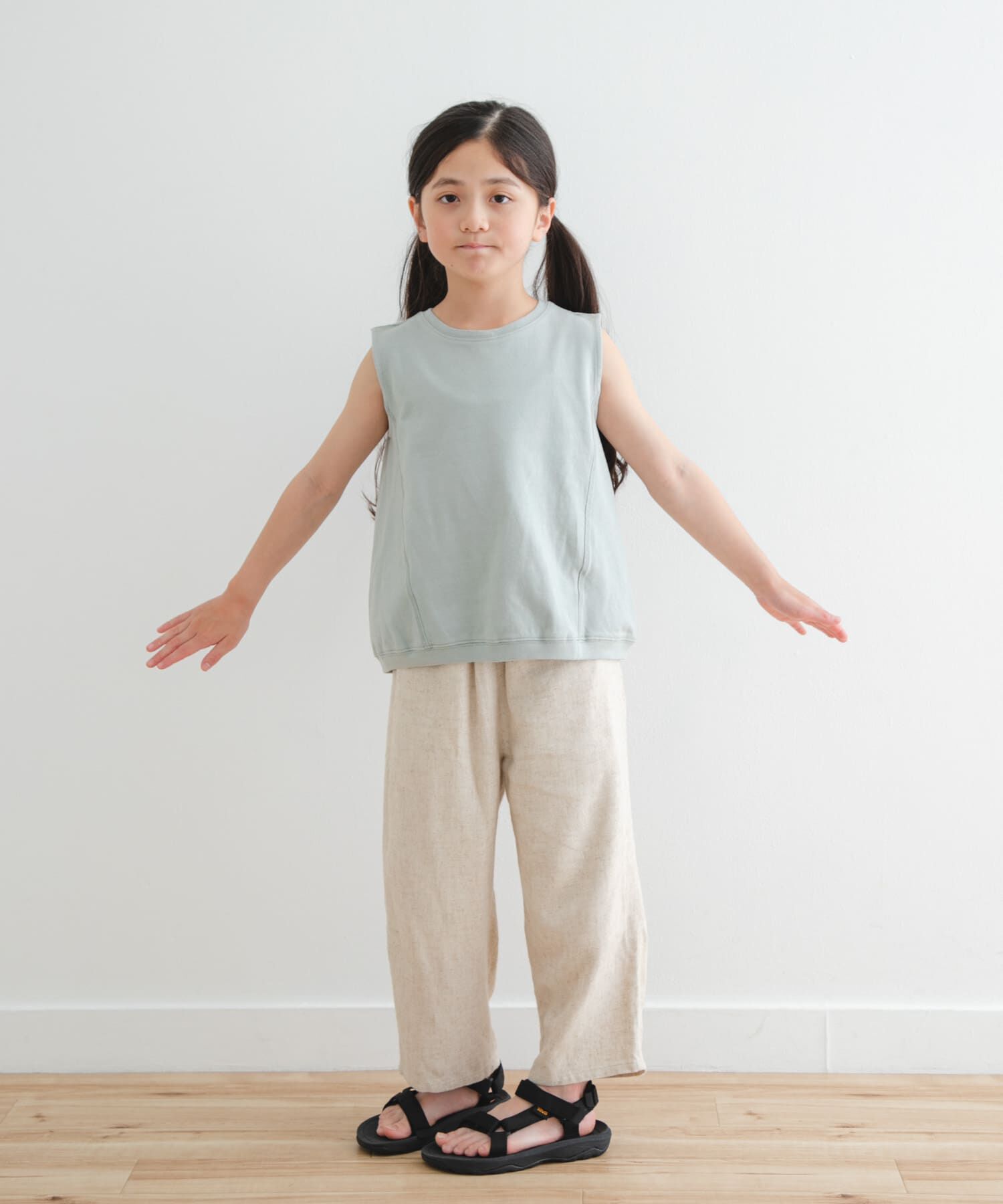 URBAN RESEARCH DOORS「『セットアップ対応/親子リンク』レーヨンリネンイージーパンツ(KIDS)」|その他|