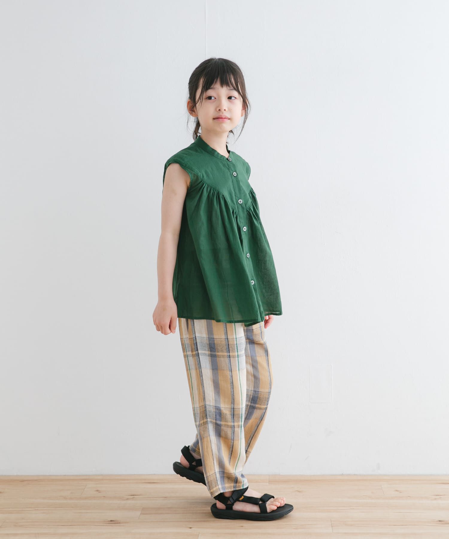 URBAN RESEARCH DOORS「『セットアップ対応/親子リンク』レーヨンリネンイージーパンツ(KIDS)」|その他|