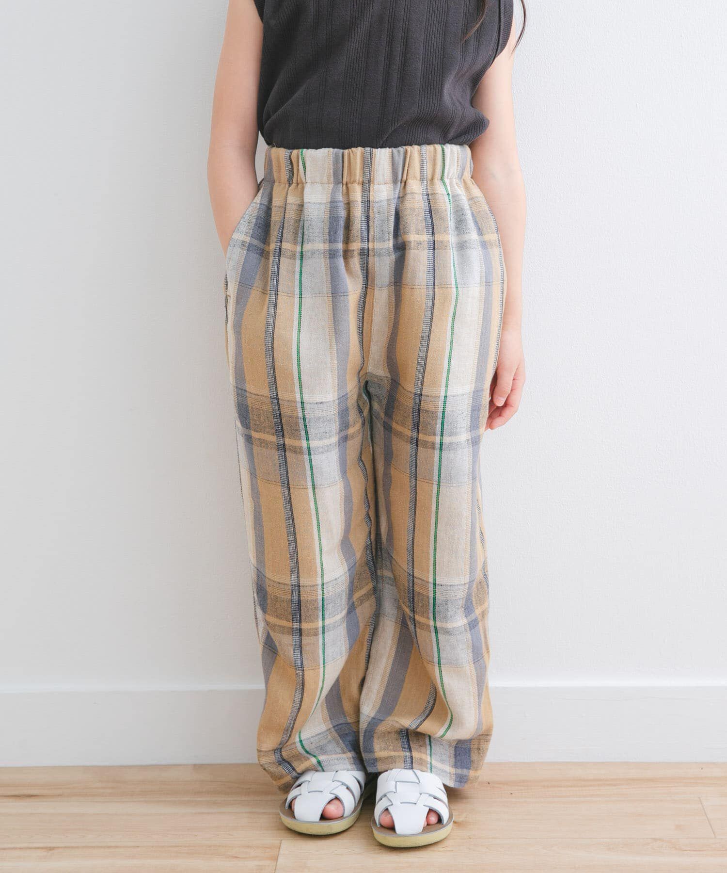 URBAN RESEARCH DOORS「『セットアップ対応/親子リンク』レーヨンリネンイージーパンツ(KIDS)」|その他|