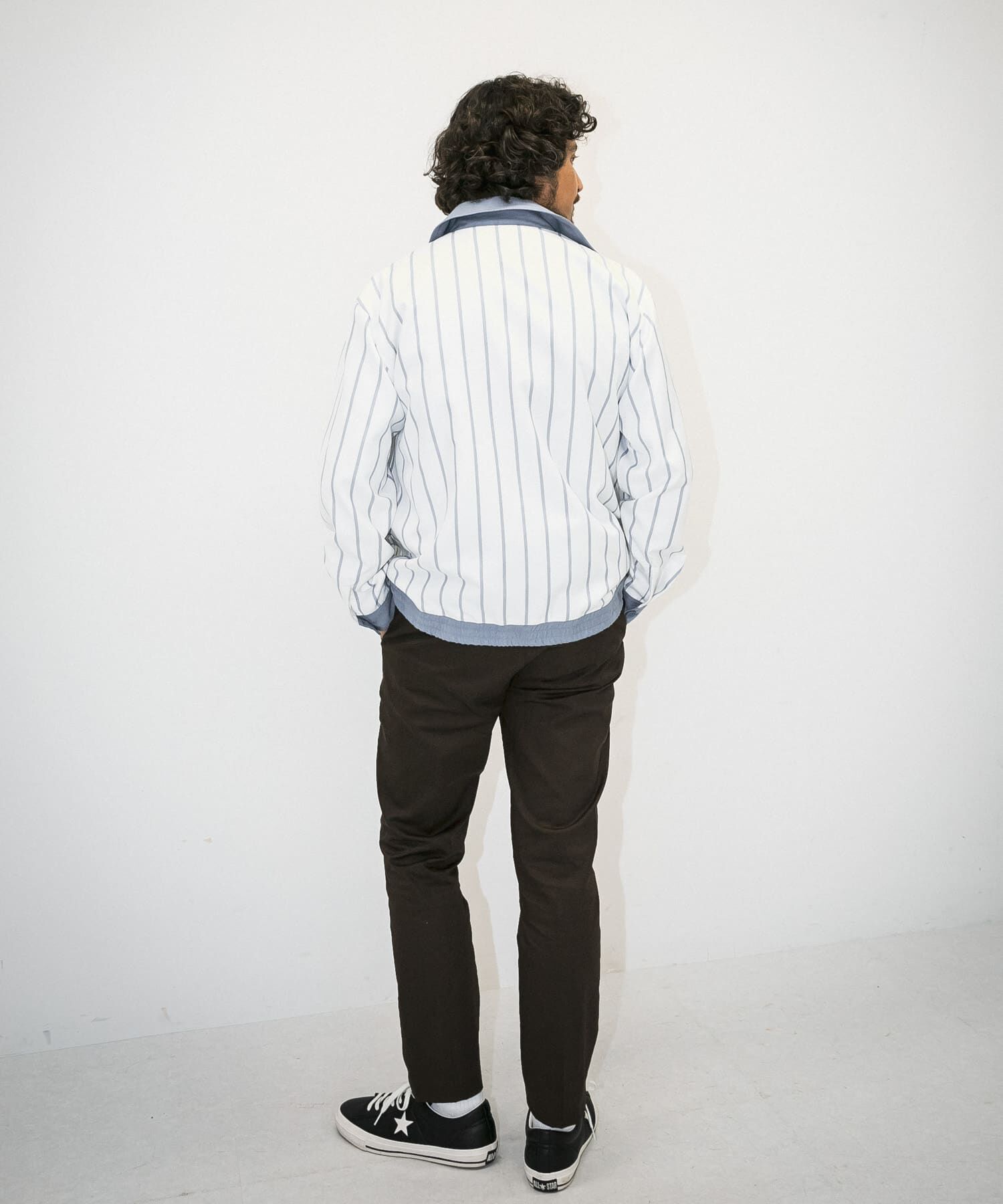 Sonny Label 「OOPS　先染めストライプブルゾン」|ブルゾン・スタジャン|