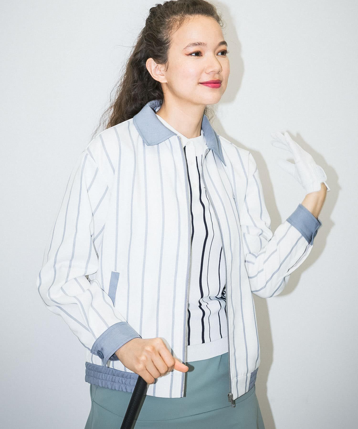 Sonny Label 「OOPS　先染めストライプブルゾン」|ブルゾン・スタジャン|