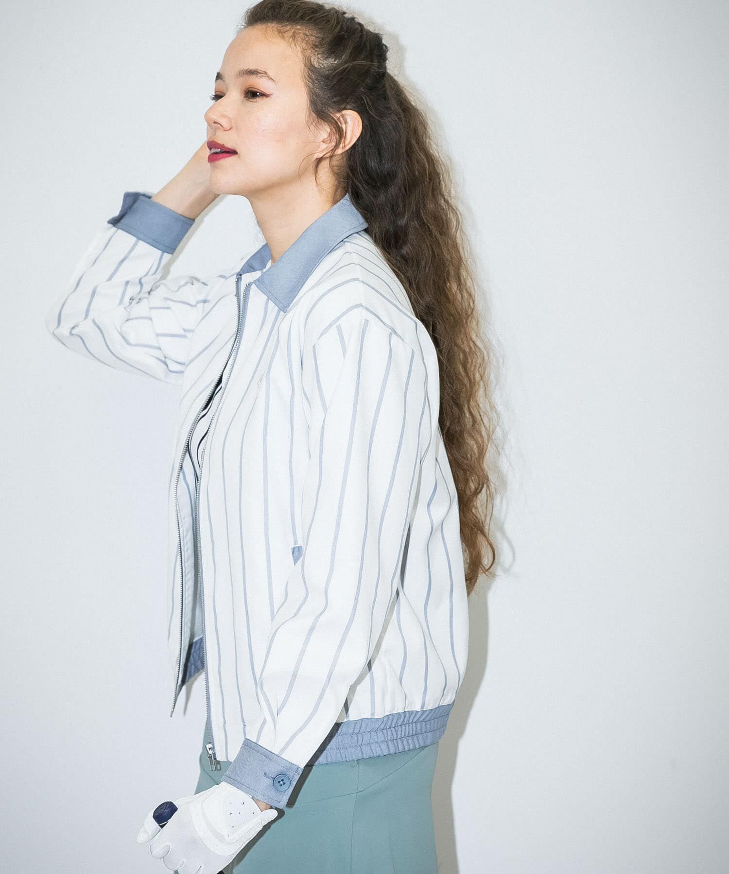 Sonny Label 「OOPS　先染めストライプブルゾン」|ブルゾン・スタジャン|