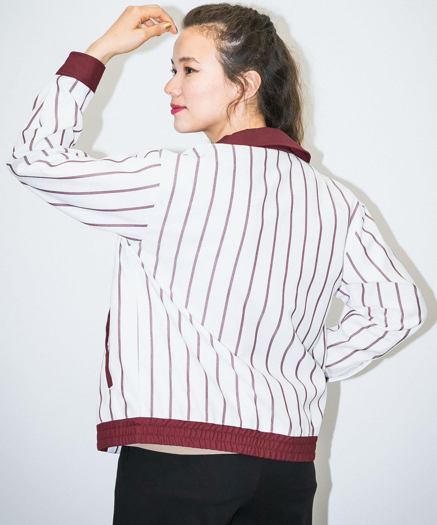 Sonny Label 「OOPS　先染めストライプブルゾン」|ブルゾン・スタジャン|