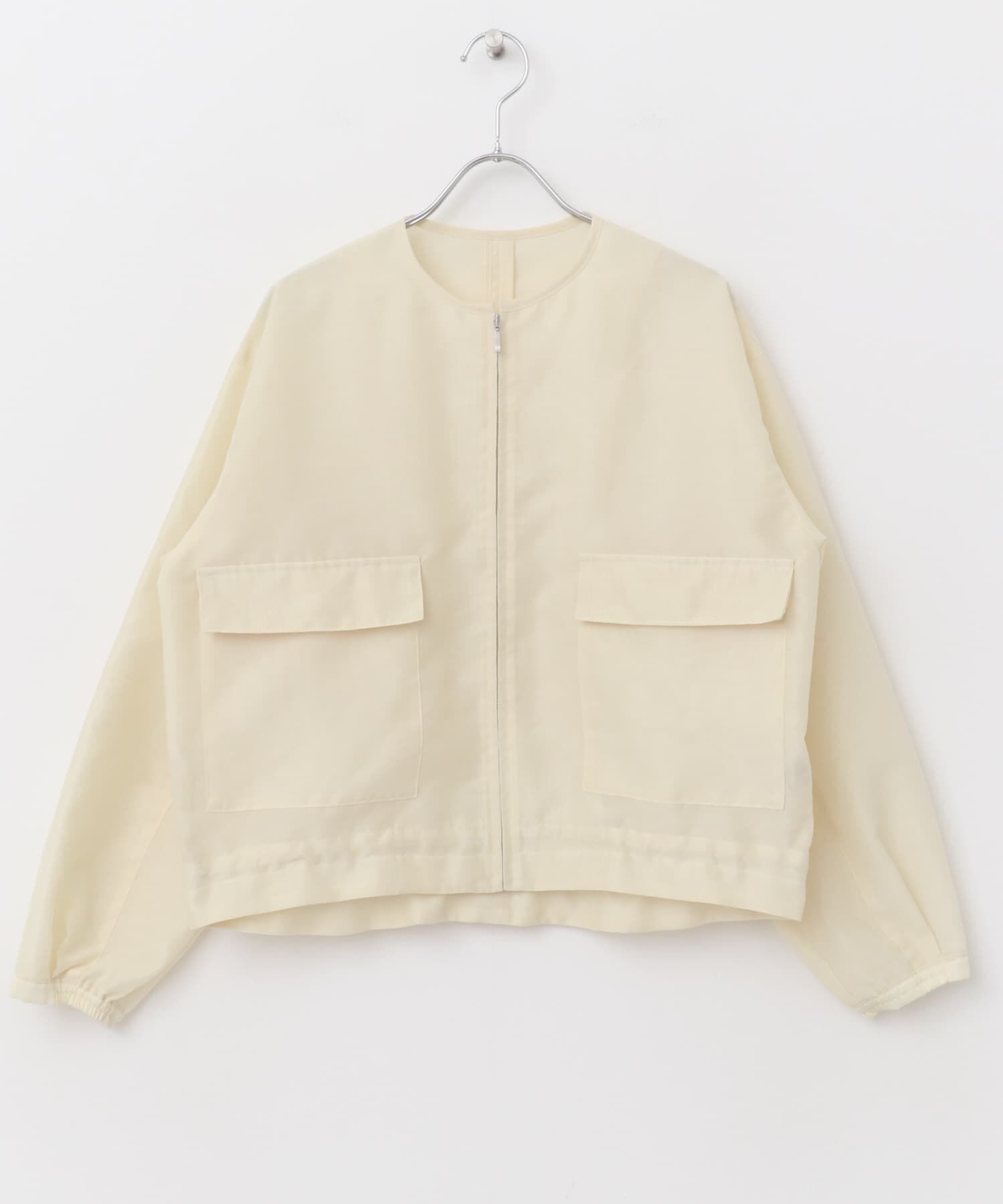 URBAN RESEARCH ROSSO「オーガンジーシアーブルゾン」|ブルゾン・スタジャン|