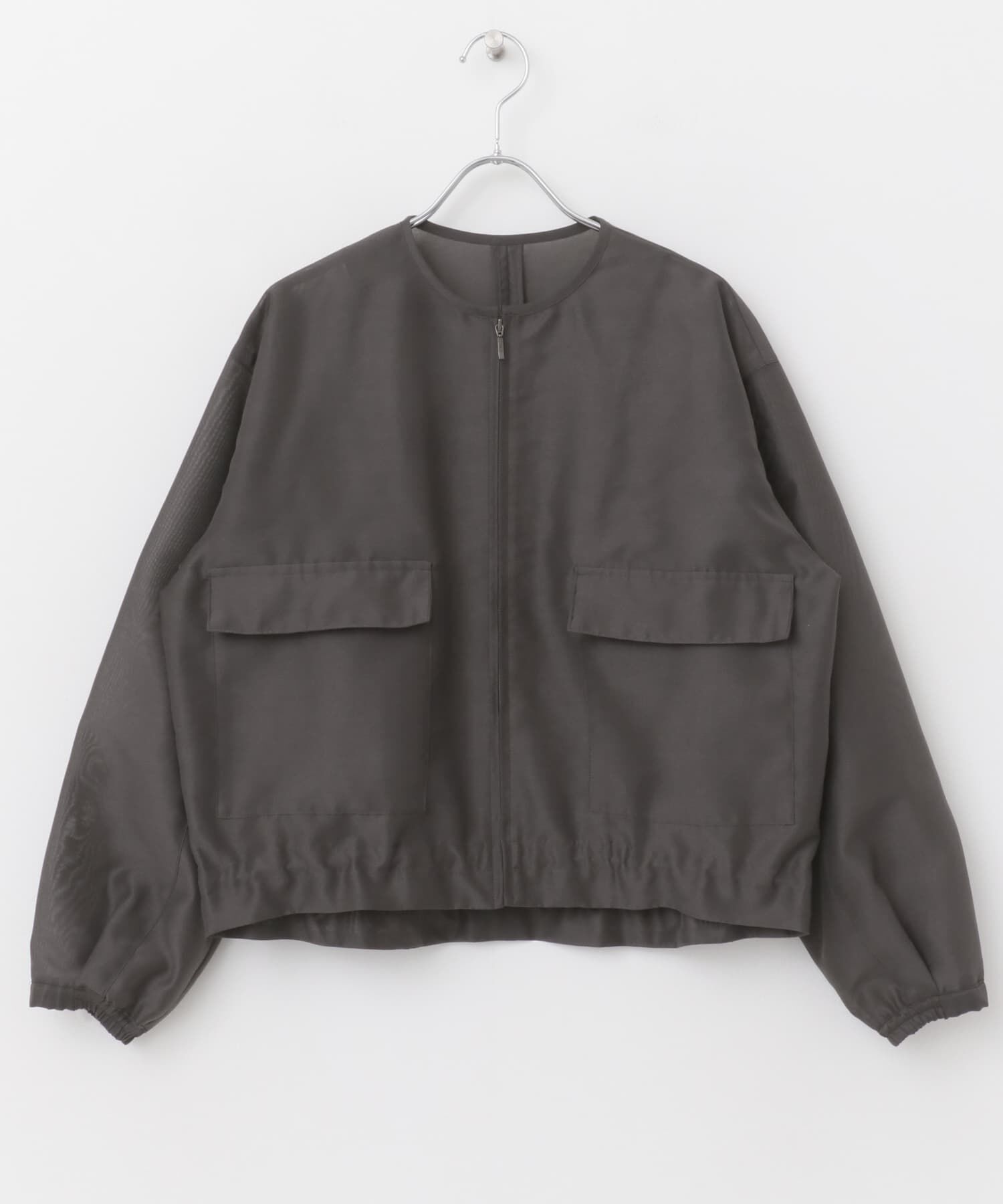 URBAN RESEARCH ROSSO「オーガンジーシアーブルゾン」|ブルゾン・スタジャン|