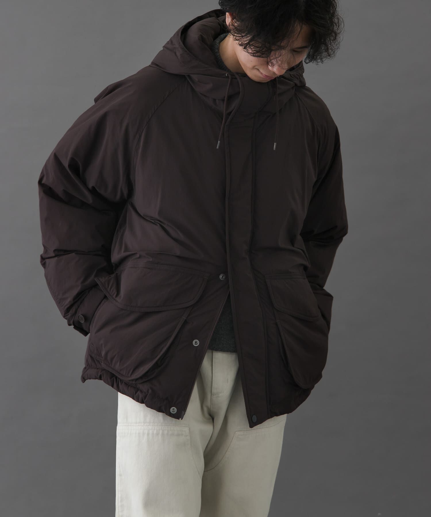 URBAN RESEARCH DOORS「FORK&SPOON 　SORONAフーディーブルゾン」|ブルゾン・スタジャン|