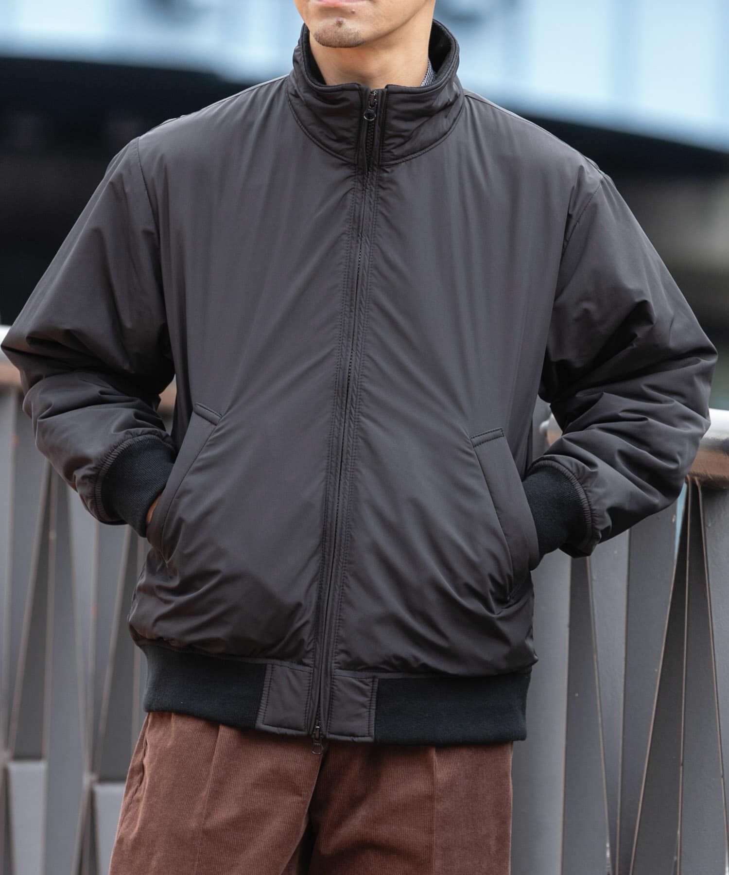 URBAN RESEARCH ROSSO「『XLサイズあり』NOUVELLE中綿スタンドブルゾン」|ブルゾン・スタジャン|