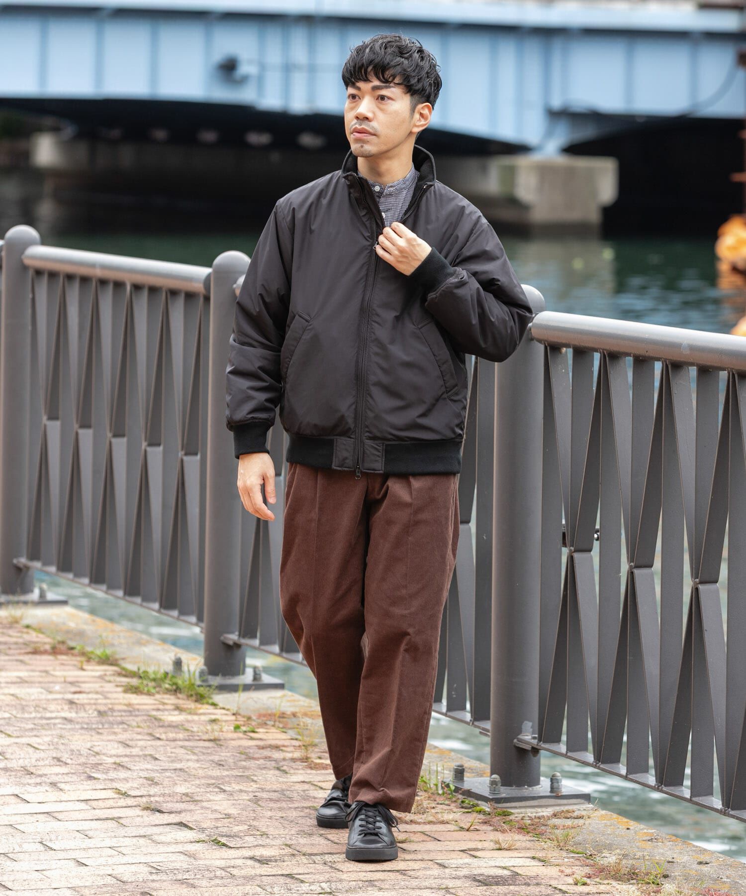 URBAN RESEARCH ROSSO「『XLサイズあり』NOUVELLE中綿スタンドブルゾン」|ブルゾン・スタジャン|