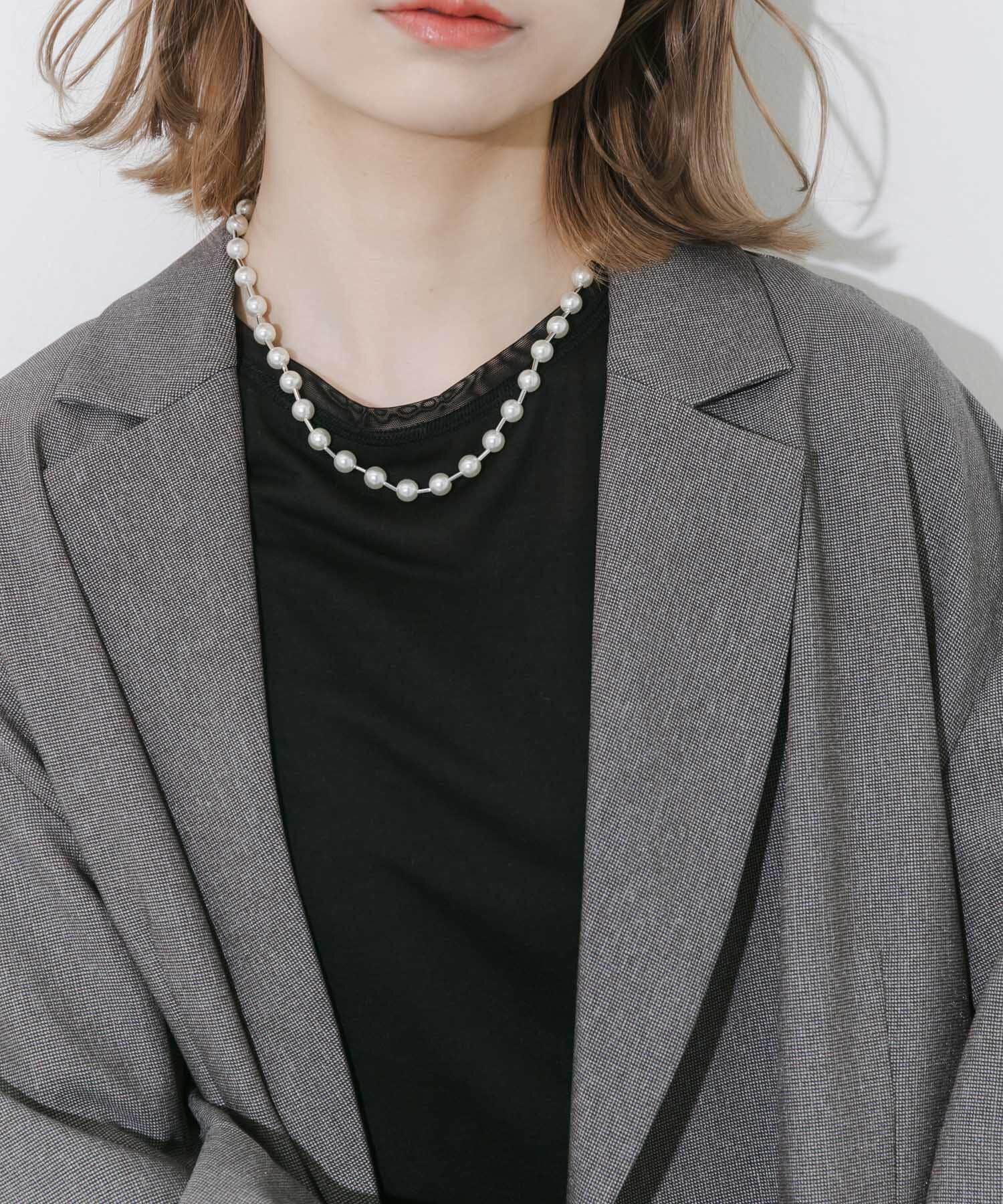 SMELLY「パールビーズネックレス」|ネックレス|