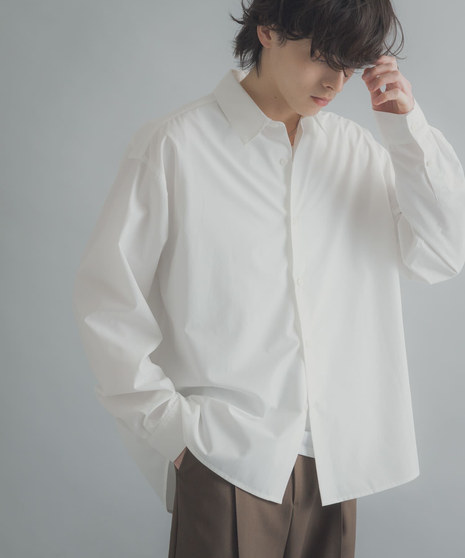 SENSE OF PLACE by URBAN RESEARCH「『ﾕﾆｾｯｸｽ』『ｲｰｼﾞｰｹｱ/速乾/接触冷感』ｺﾝﾌｫｰﾄﾚｷﾞ  」|シャツ・ブラウス|