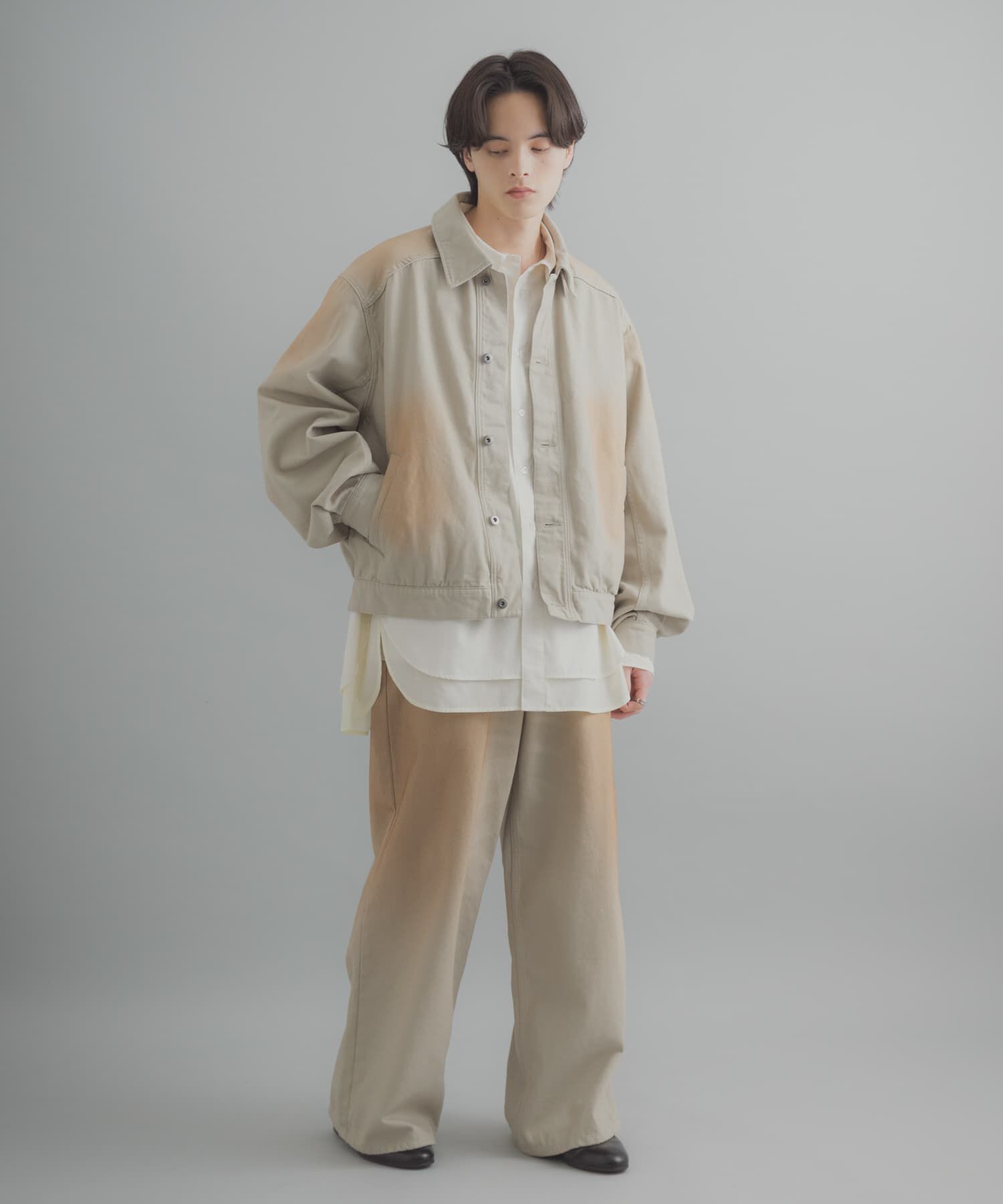 SENSE OF PLACE by URBAN RESEARCH「ヴィンテージライクデニムブルゾン」|デニムジャケット|