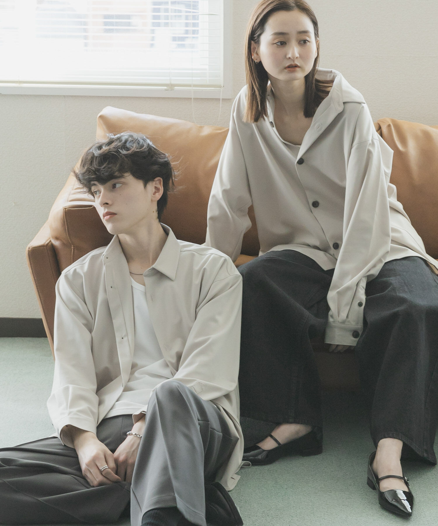 SENSE OF PLACE by URBAN RESEARCH「『ユニセックス』『イージーケア』カラールーズシャツ」|シャツ・ブラウス|