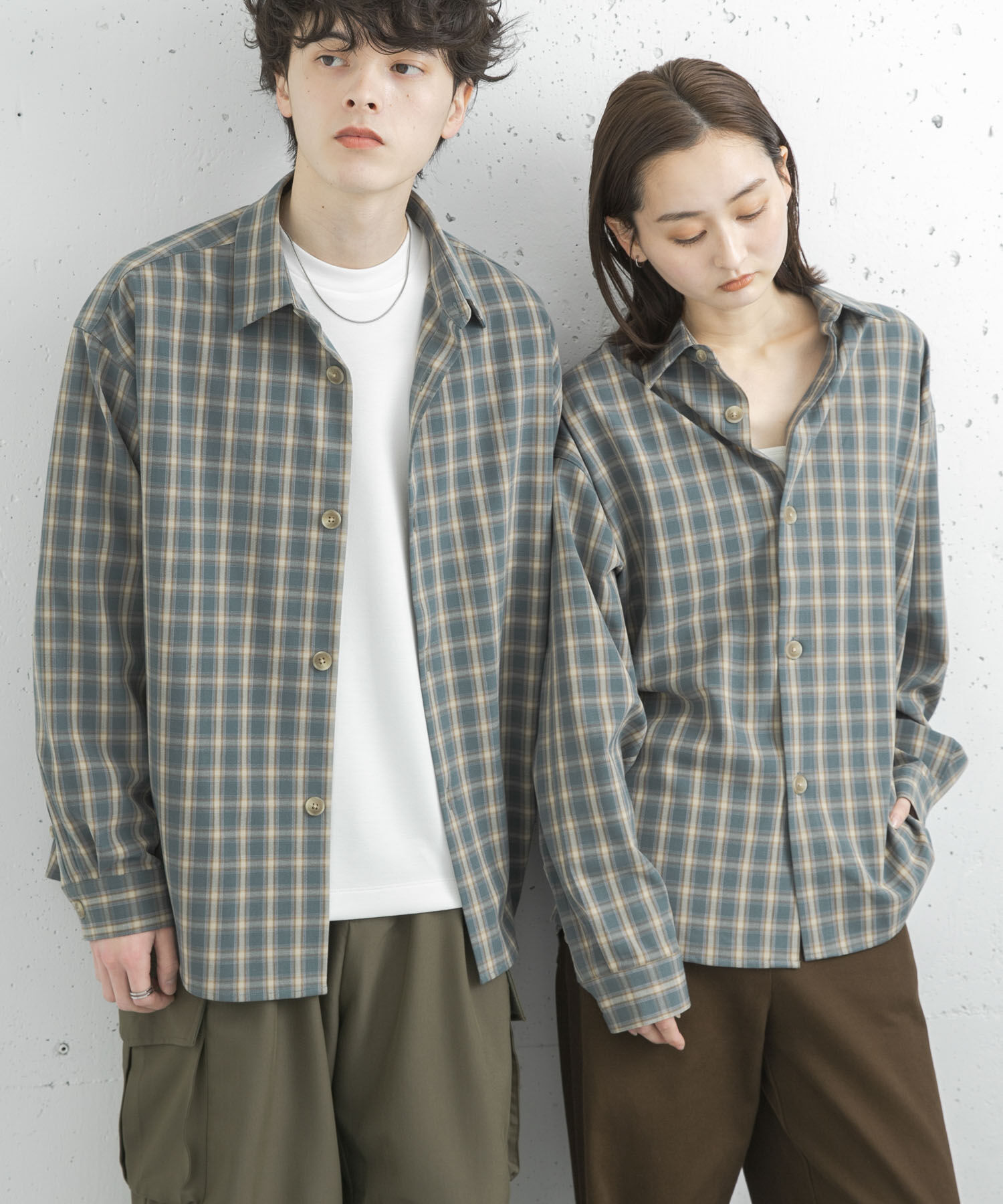 SENSE OF PLACE by URBAN RESEARCH「『ユニセックス』『イージーケア』カラールーズシャツ」|シャツ・ブラウス|