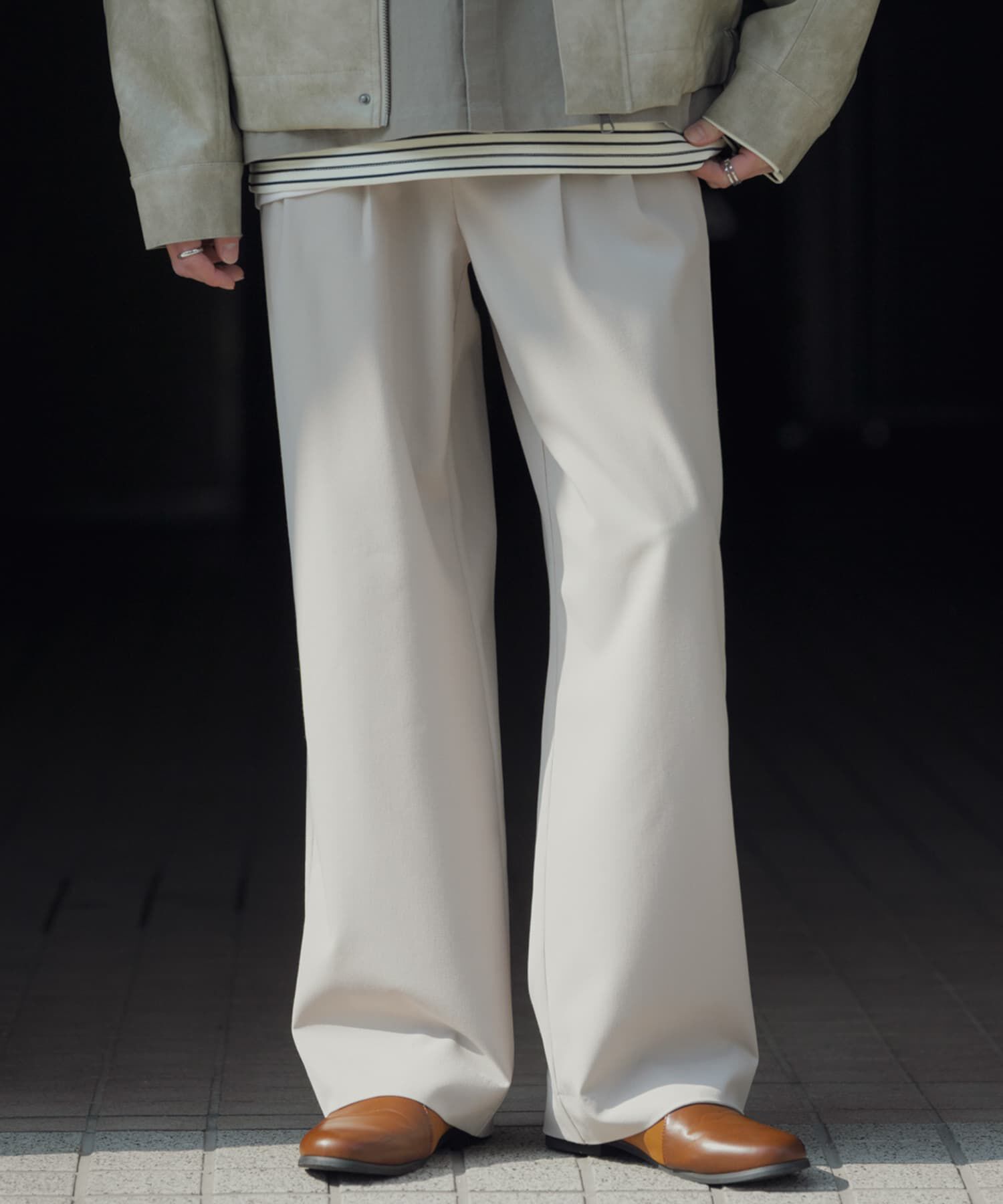 SENSE OF PLACE by URBAN RESEARCH「ダブルタックワイドパンツ」|その他|