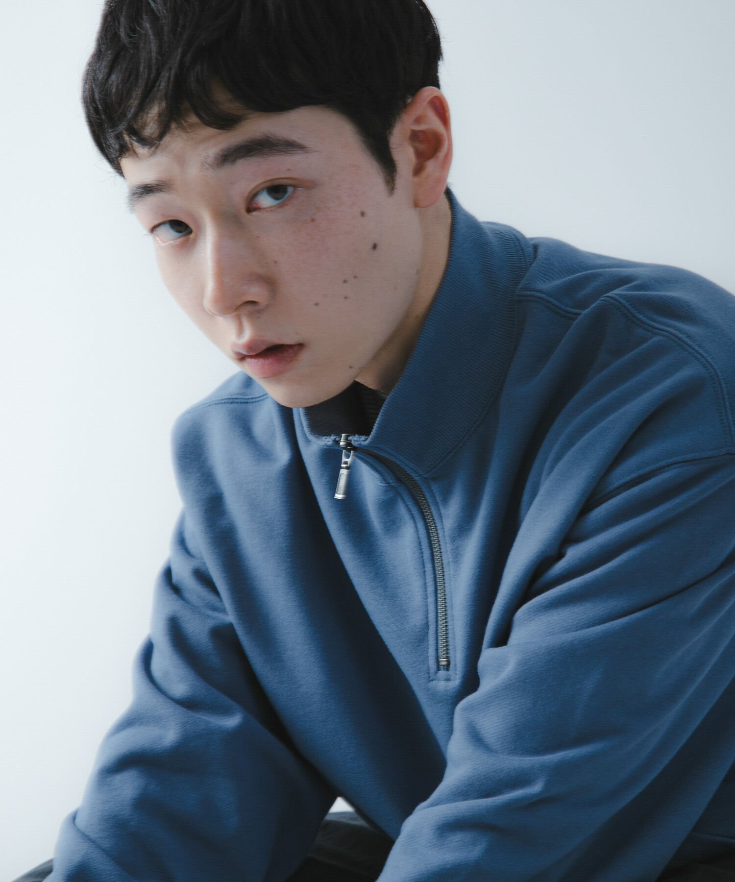 SENSE OF PLACE by URBAN RESEARCH「『洗濯可/撥水/防花粉』SKIN Proofハーフジップスウェット」|スウェット・ジャージ|