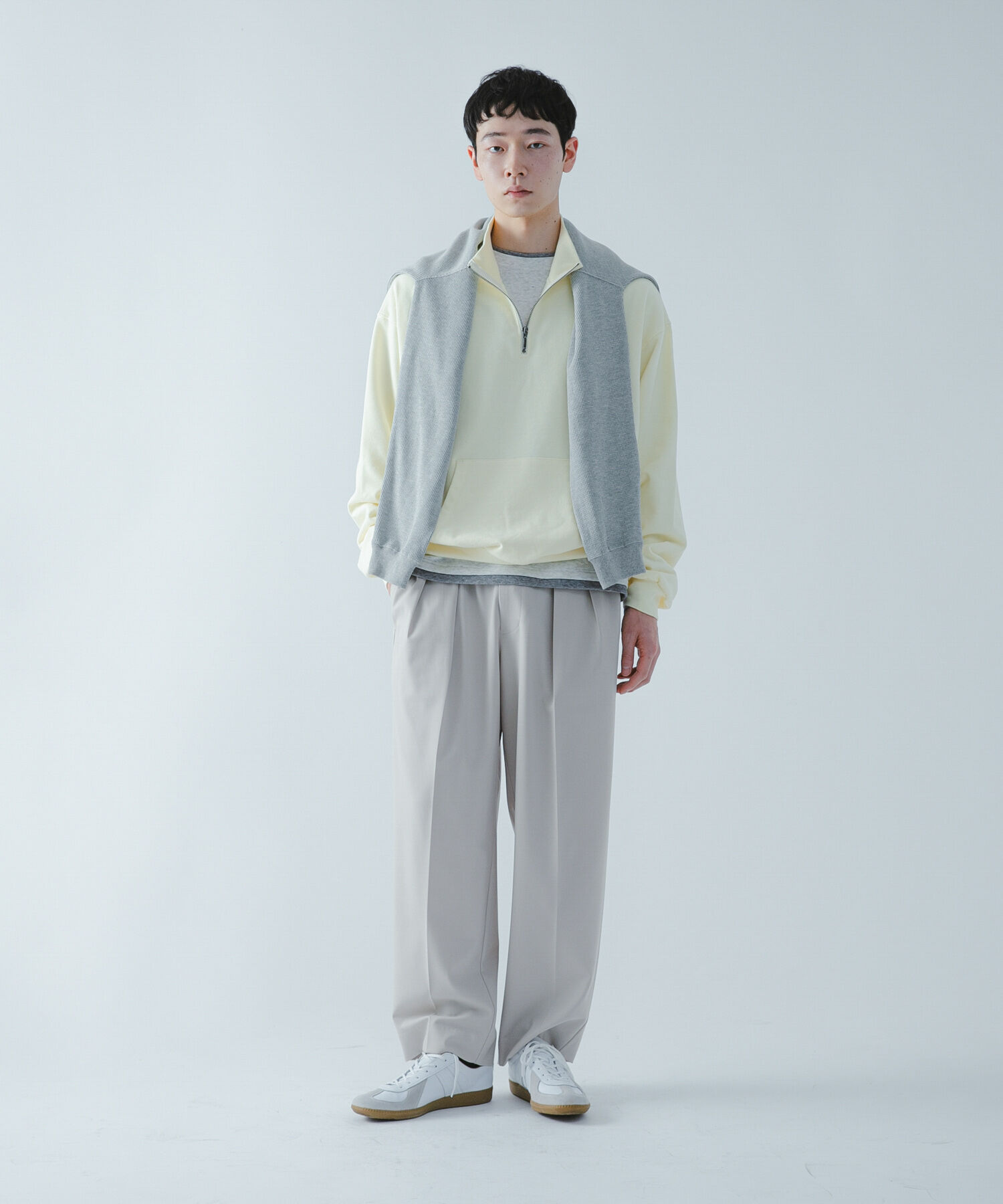 SENSE OF PLACE by URBAN RESEARCH「『洗濯可/撥水/防花粉』SKIN Proofハーフジップスウェット」|スウェット・ジャージ|