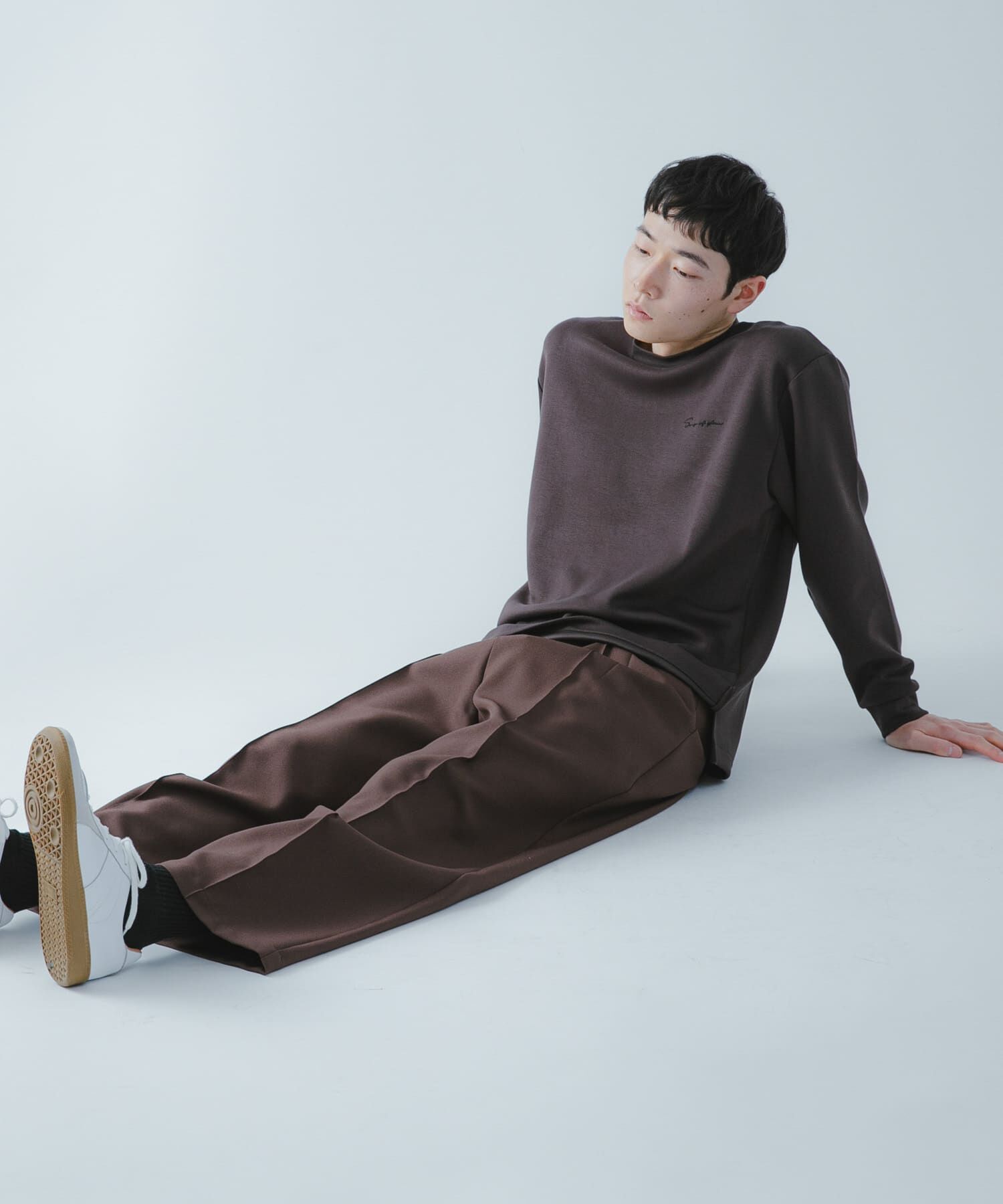 SENSE OF PLACE by URBAN RESEARCH「『撥水/防花粉』SKIN Proofタックワイドパンツ」|その他|