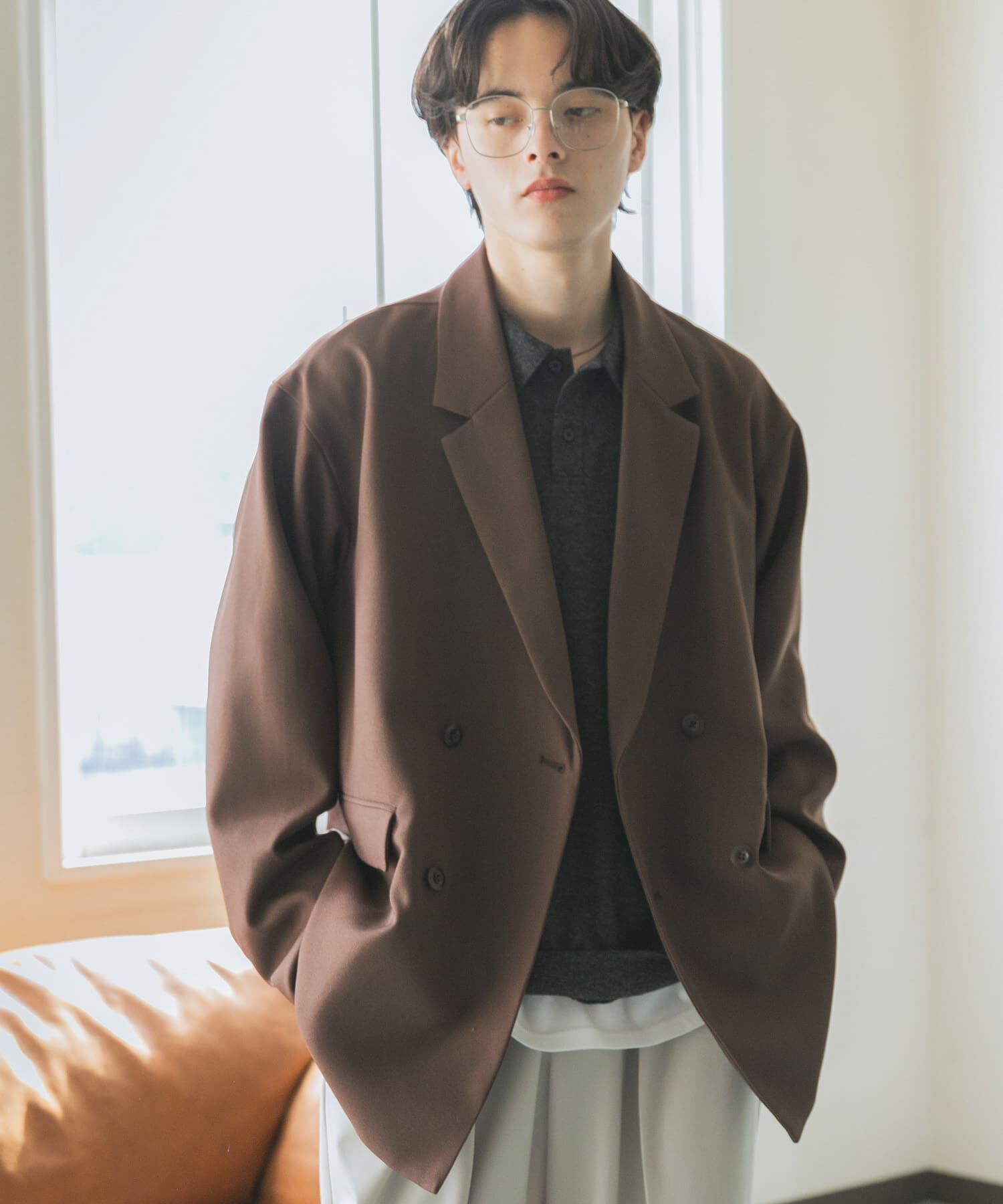 SENSE OF PLACE by URBAN RESEARCH「『撥水/防花粉』SKIN Proofダブルテーラードジャケット」|その他|