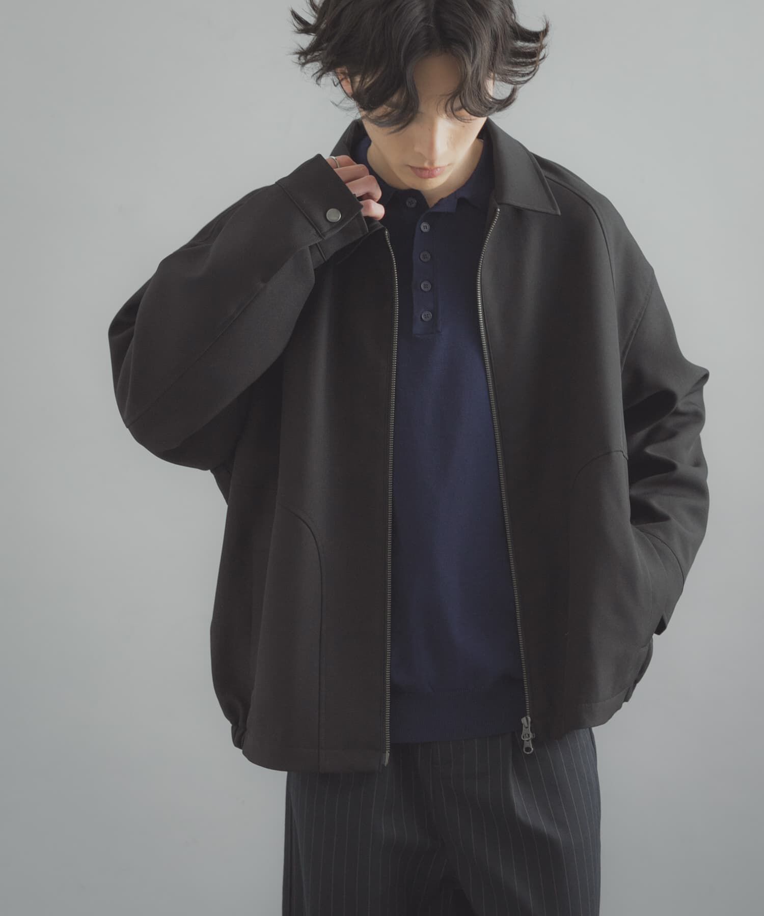 SENSE OF PLACE by URBAN RESEARCH「『撥水/防花粉』SKIN Proofジップブルゾン」|ブルゾン・スタジャン|