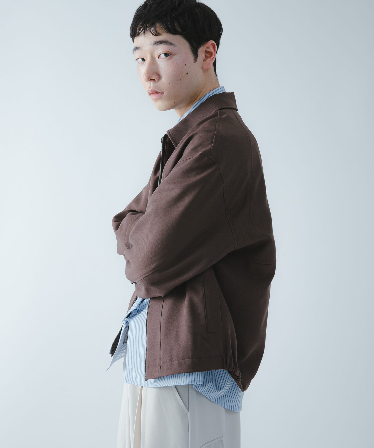 SENSE OF PLACE by URBAN RESEARCH「『撥水/防花粉』SKIN Proofジップブルゾン」|ブルゾン・スタジャン|