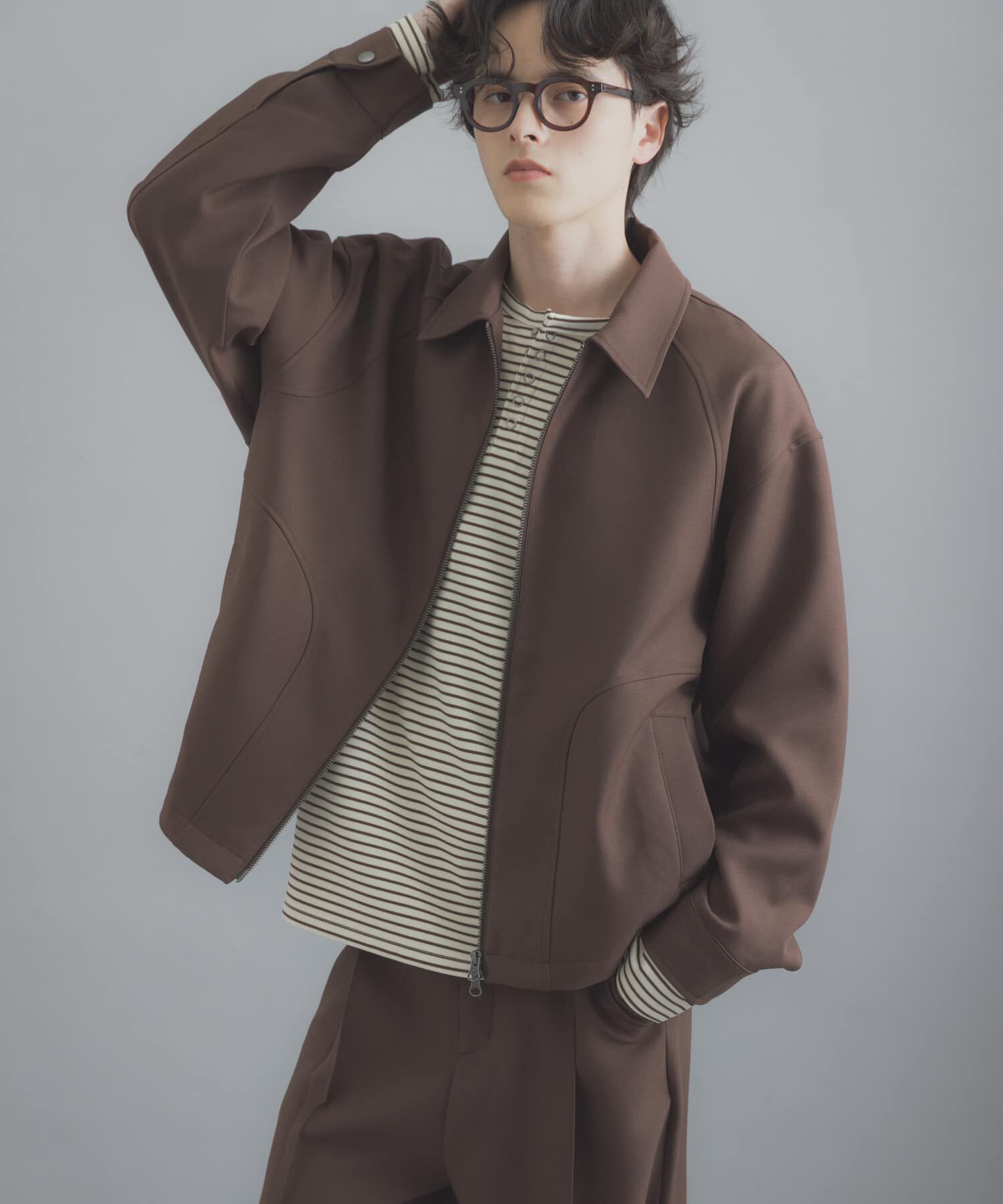 SENSE OF PLACE by URBAN RESEARCH「『撥水/防花粉』SKIN Proofジップブルゾン」|ブルゾン・スタジャン|