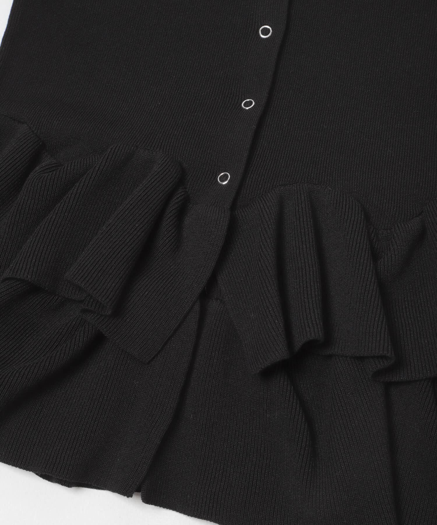SENSE OF PLACE by URBAN RESEARCH「『洗濯可』ウェーブペプラムニットカーディガン」|カーディガン|