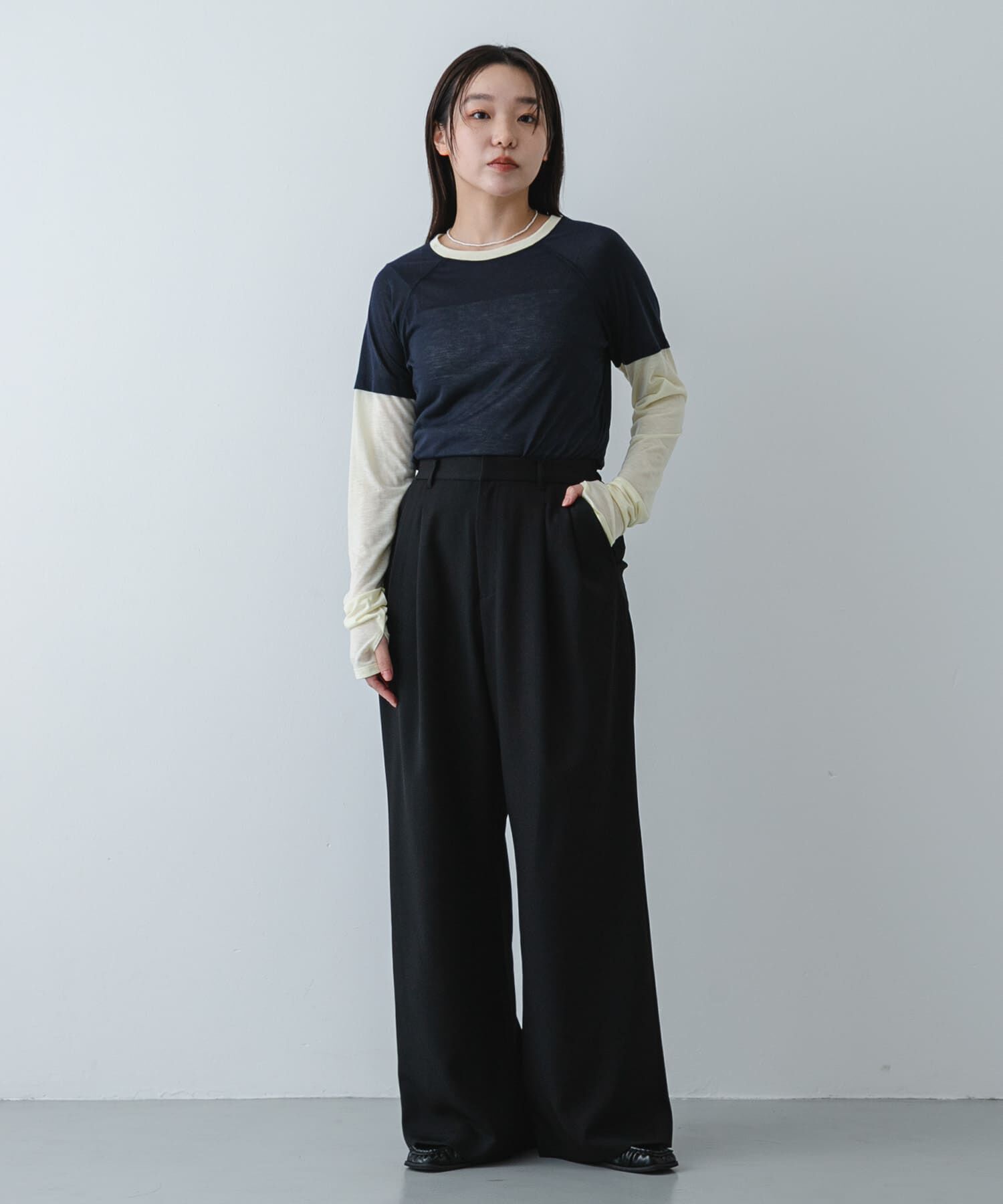 SENSE OF PLACE by URBAN RESEARCH「『イージーケア/速乾/UVカット/接触冷感』ツータックルーズスラックス」|その他|