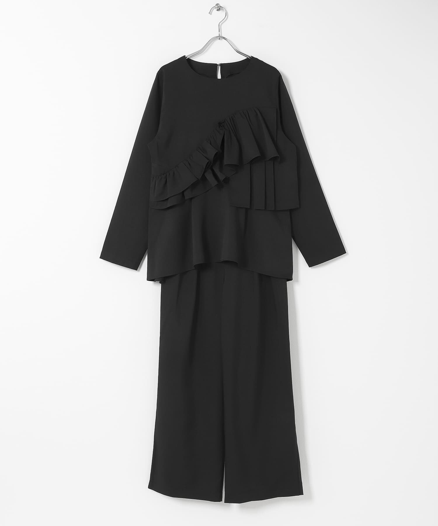 SENSE OF PLACE by URBAN RESEARCH「フリルトップパンツセットアップ」|ワンピース|