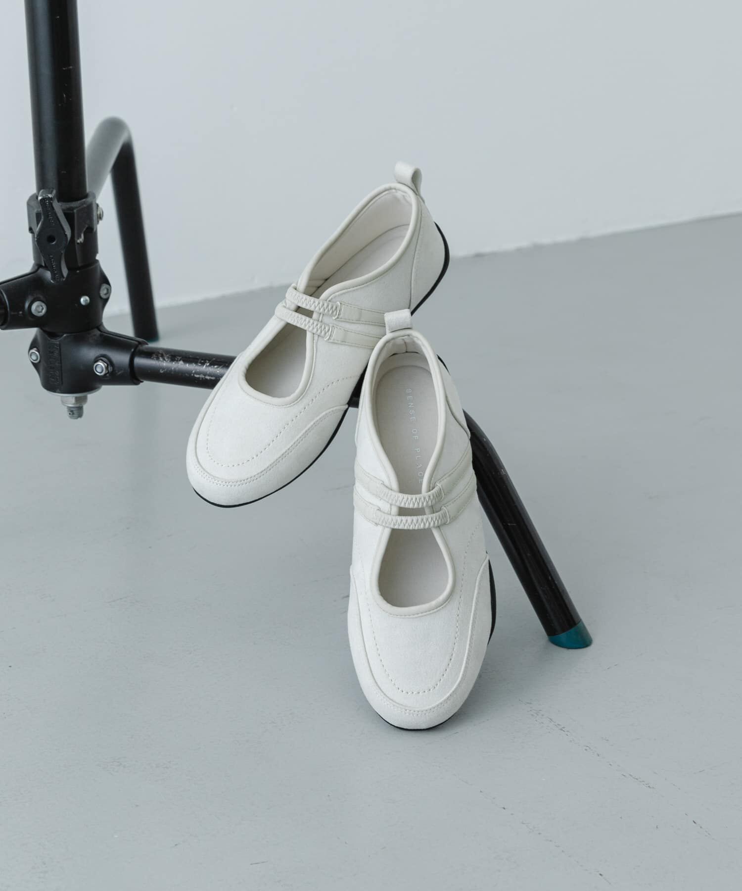 SENSE OF PLACE by URBAN RESEARCH「フラットソールバレエスニーカー」|バレエシューズ|