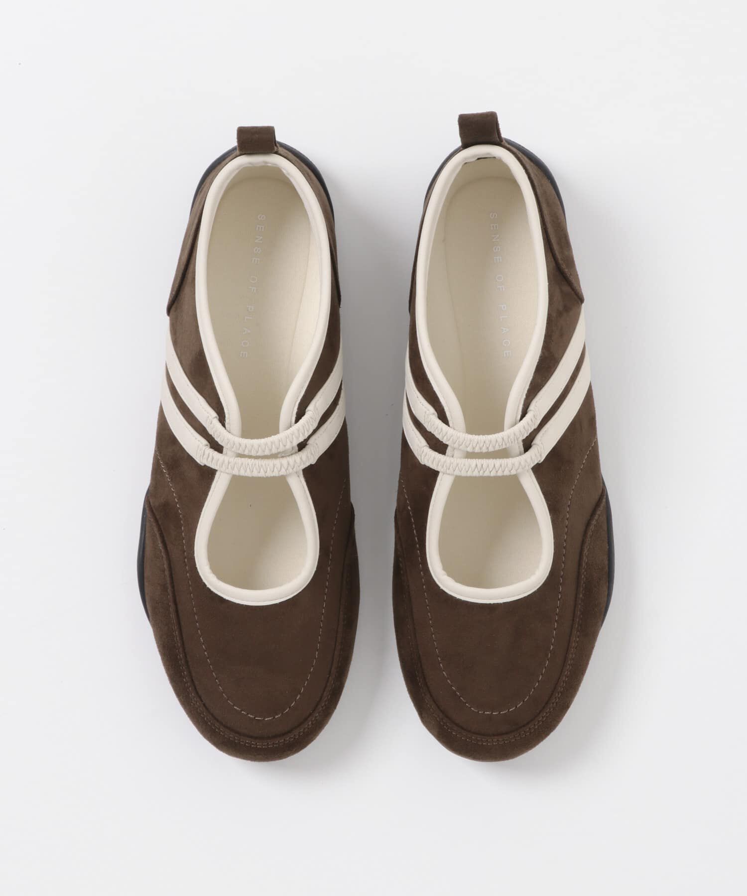 SENSE OF PLACE by URBAN RESEARCH「フラットソールバレエスニーカー」|バレエシューズ|