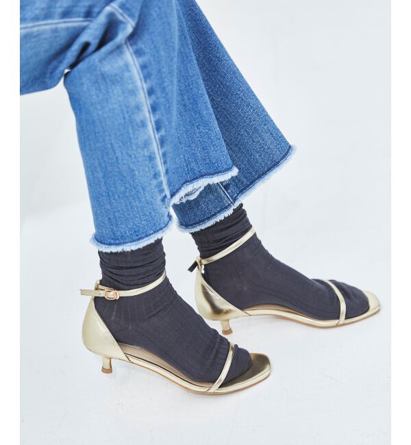  「le.coeur blanc ホソストラップサンダル」|サンダル|