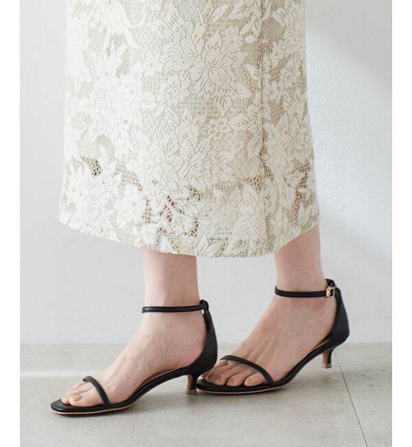  「le.coeur blanc ホソストラップサンダル」|サンダル|