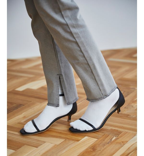  「le.coeur blanc ホソストラップサンダル」|サンダル|