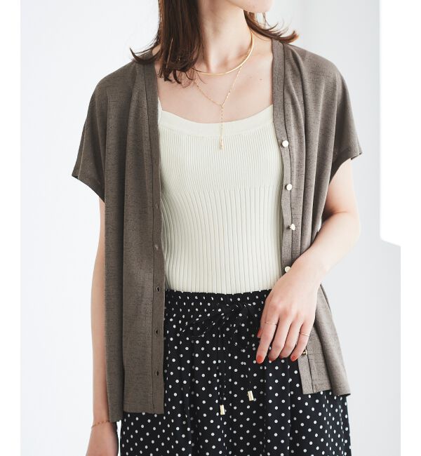  「リブニットキャミソール」|キャミソール|