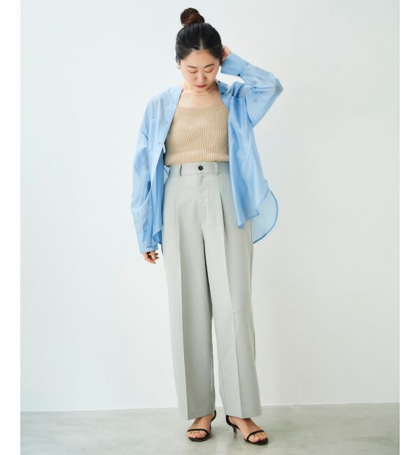  「リブニットキャミソール」|キャミソール|