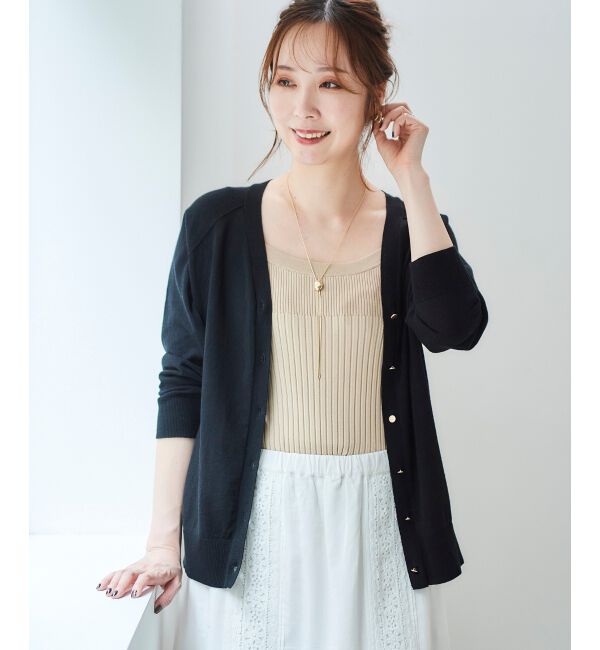  「リブニットキャミソール」|キャミソール|