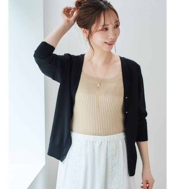  「リブニットキャミソール」|キャミソール|