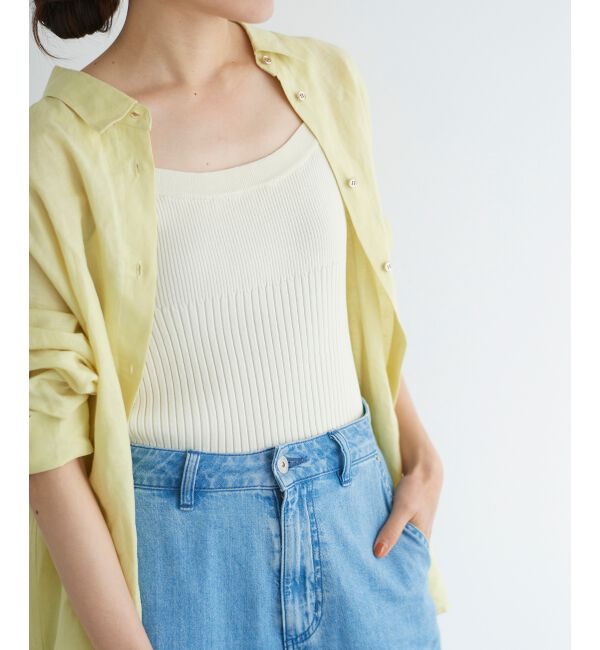  「リブニットキャミソール」|キャミソール|