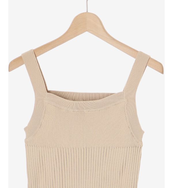  「リブニットキャミソール」|キャミソール|