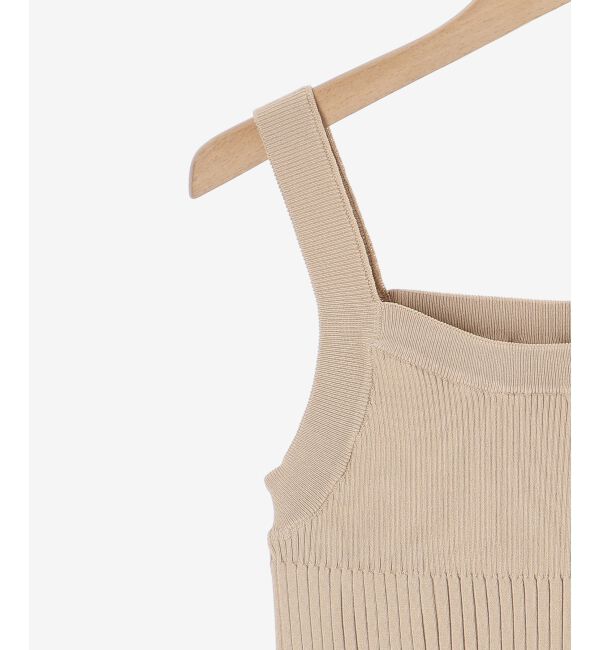  「リブニットキャミソール」|キャミソール|