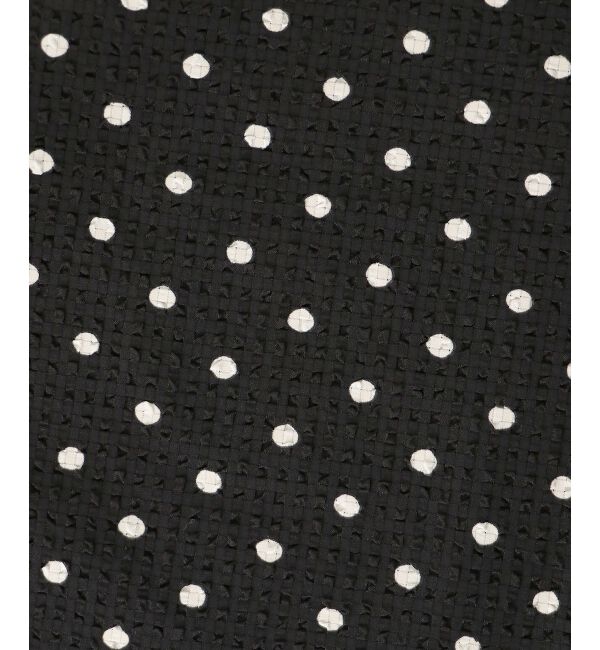 le.coeur blanc「《WEB限定アイテム》サッカードットキャミブラウス」|キャミソール|