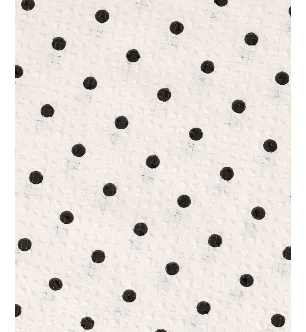 le.coeur blanc「《WEB限定アイテム》サッカードットキャミブラウス」|キャミソール|