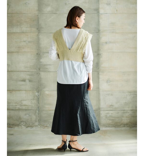le.coeur blanc「TORRAZZO DONNAフリンジニットビスチェ」|キャミソール|