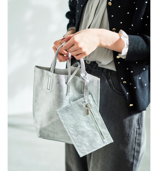 le.coeur blanc「MILLELA FIRENZE メタリックミニトートバッグ」|トートバッグ|