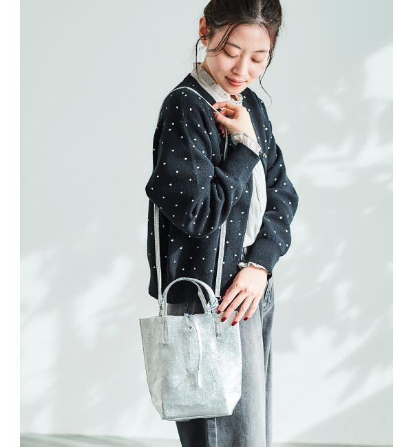 le.coeur blanc「MILLELA FIRENZE メタリックミニトートバッグ」|トートバッグ|