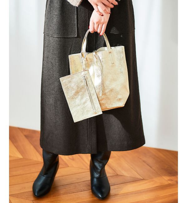 le.coeur blanc「MILLELA FIRENZE メタリックミニトートバッグ」|トートバッグ|