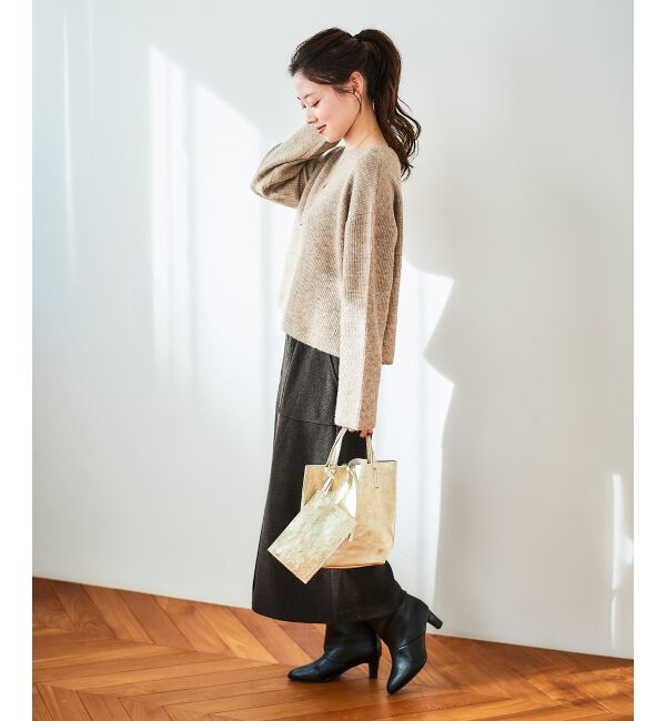 le.coeur blanc「MILLELA FIRENZE メタリックミニトートバッグ」|トートバッグ|