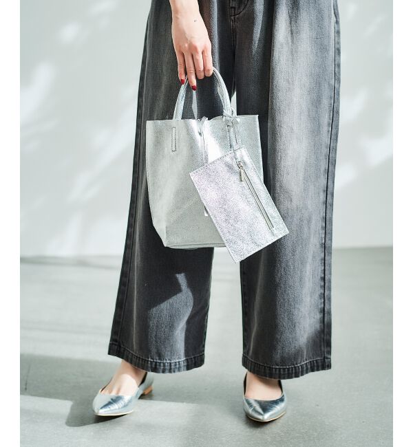 le.coeur blanc「MILLELA FIRENZE メタリックミニトートバッグ」|トートバッグ|